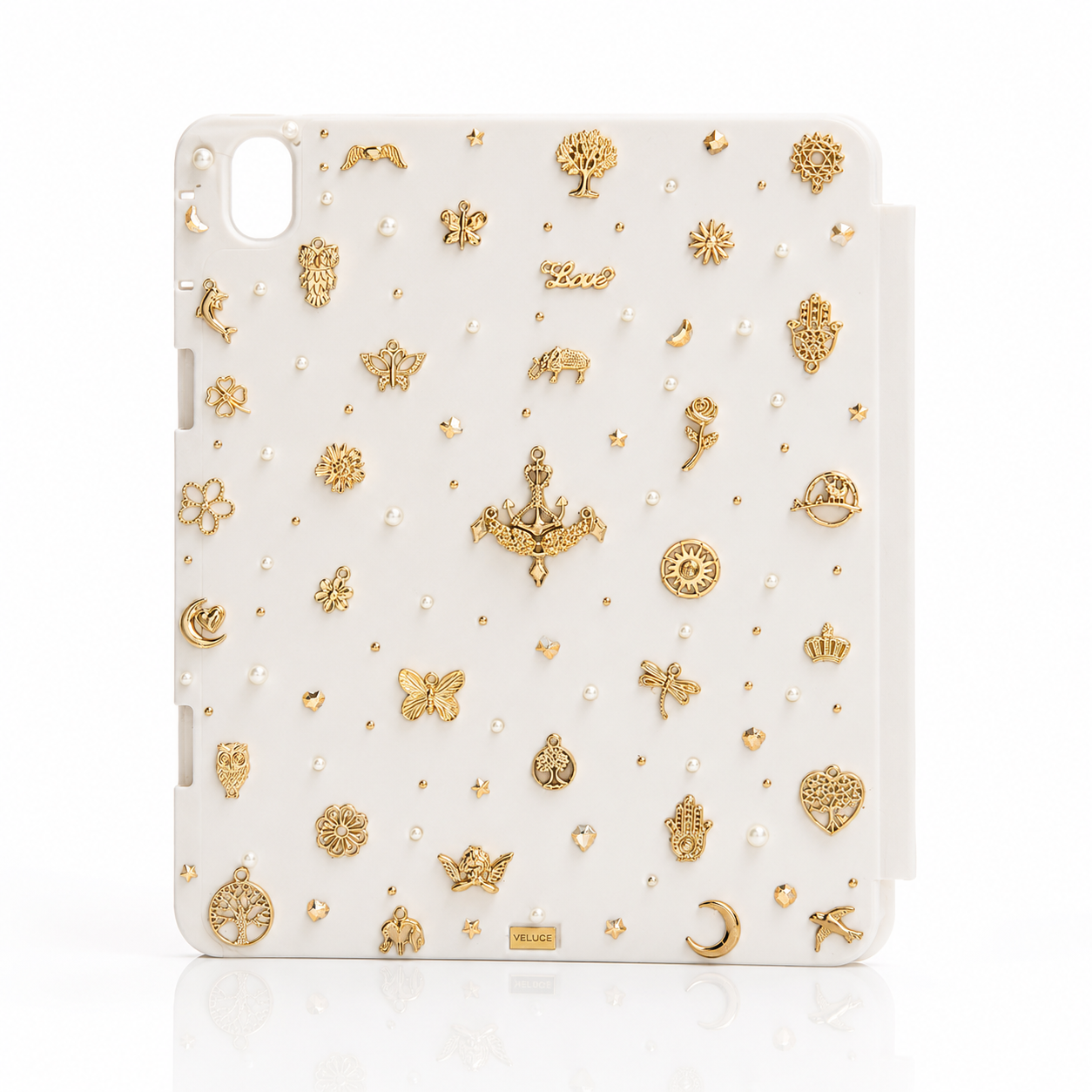 Golden Charms Tab Case