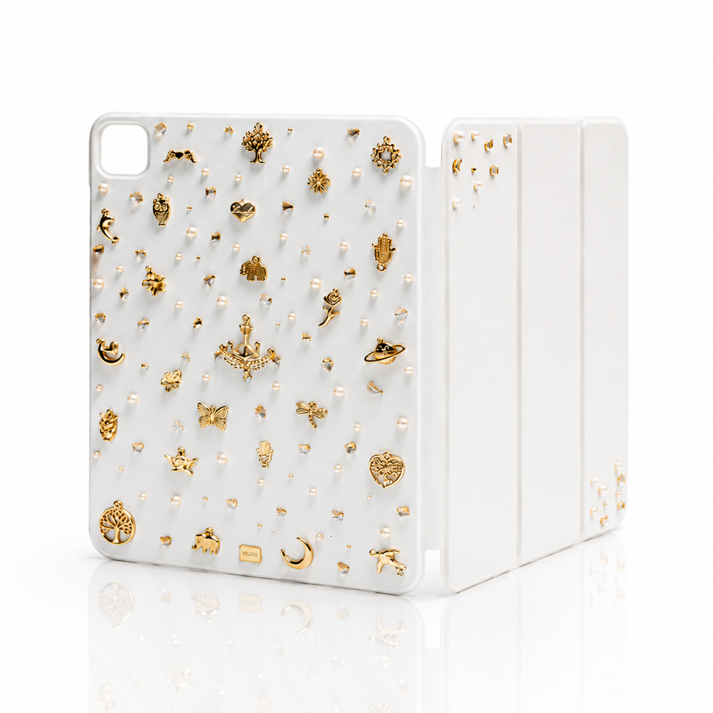 Golden Charms Tab Case